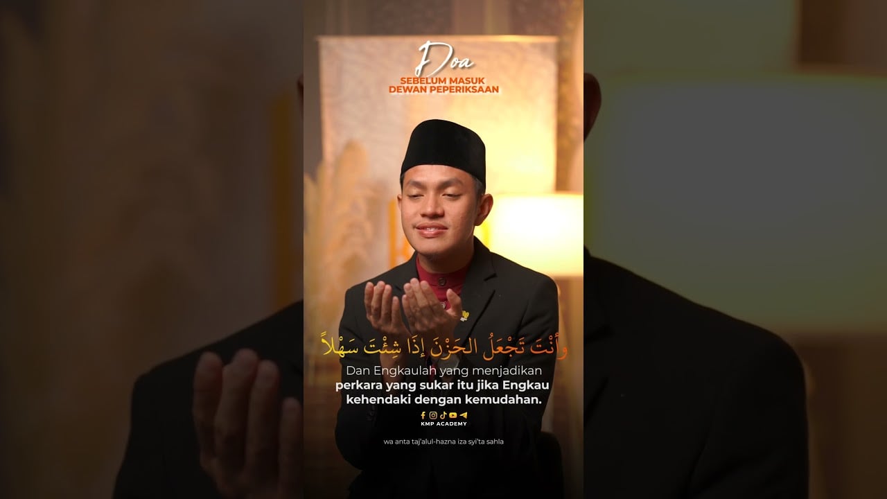 DOA MENGHADAPI PEPERIKSAAN